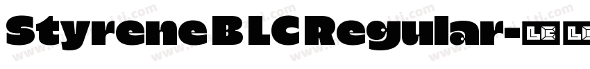 Styrene B LC Regular字体转换